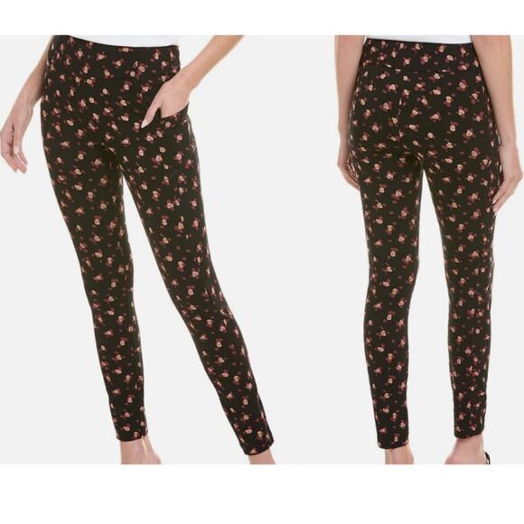 Cabi lean legging Women's size medium black multi high rise fitted #4142 - Picture 1 of 16